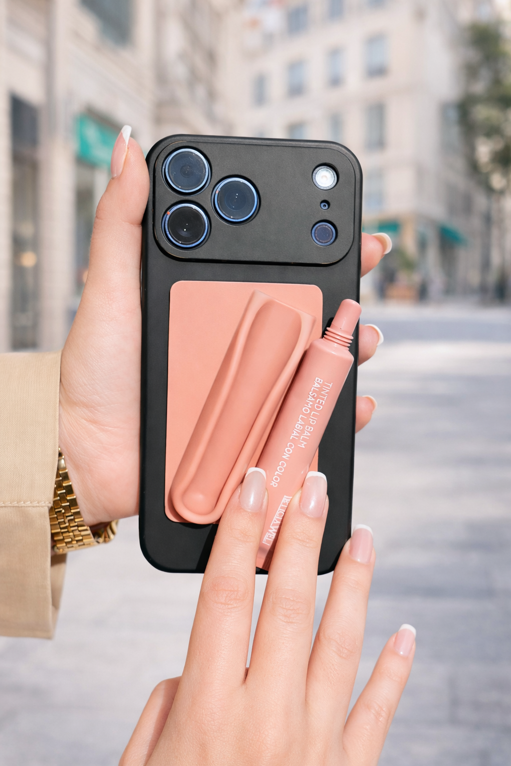 Baume à Lèvres Teinté Hydratant (lot de 2 - rose & marron)