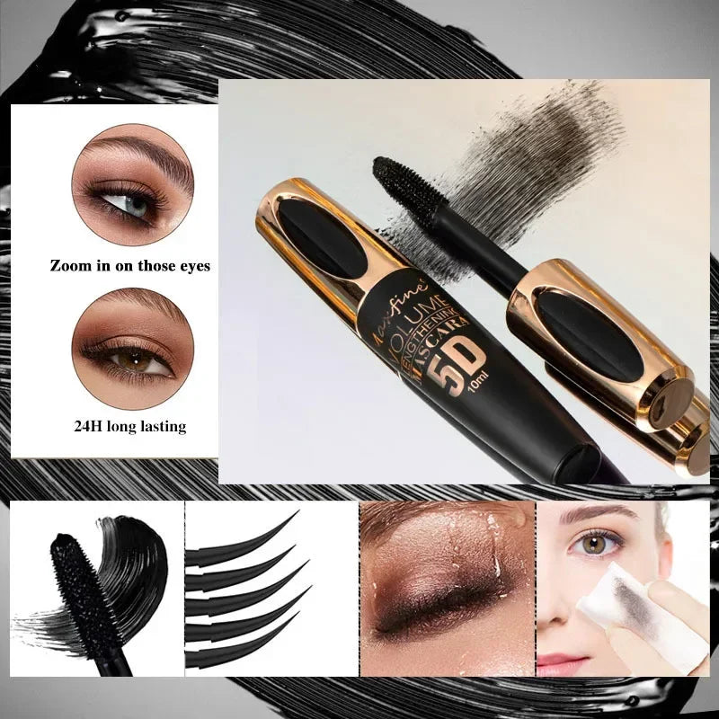 Mascara , cils sans bavure, extension , bleu, rouge, violet, noir,blanc