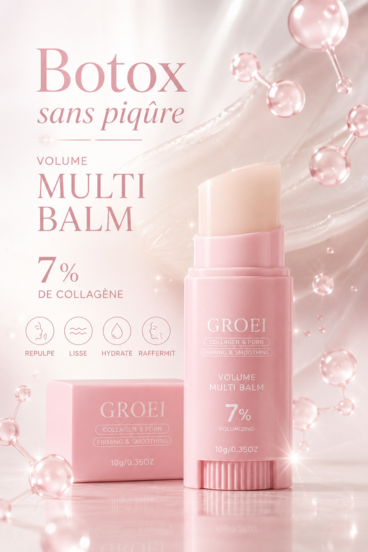 Botox sans piqûre – Baume Repulpant Multi-Usages GROEI