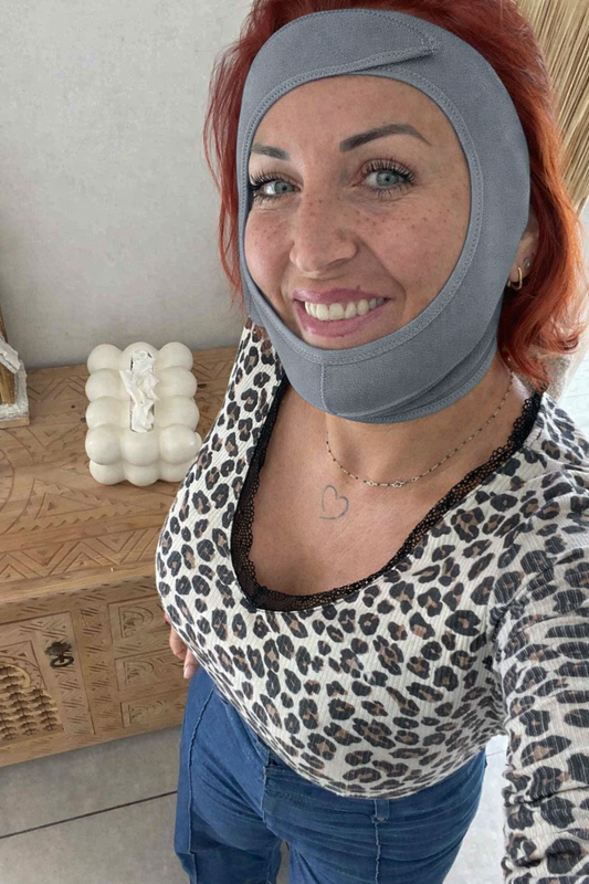 Gaine visage anti double menton – Effet liftant et raffermissant