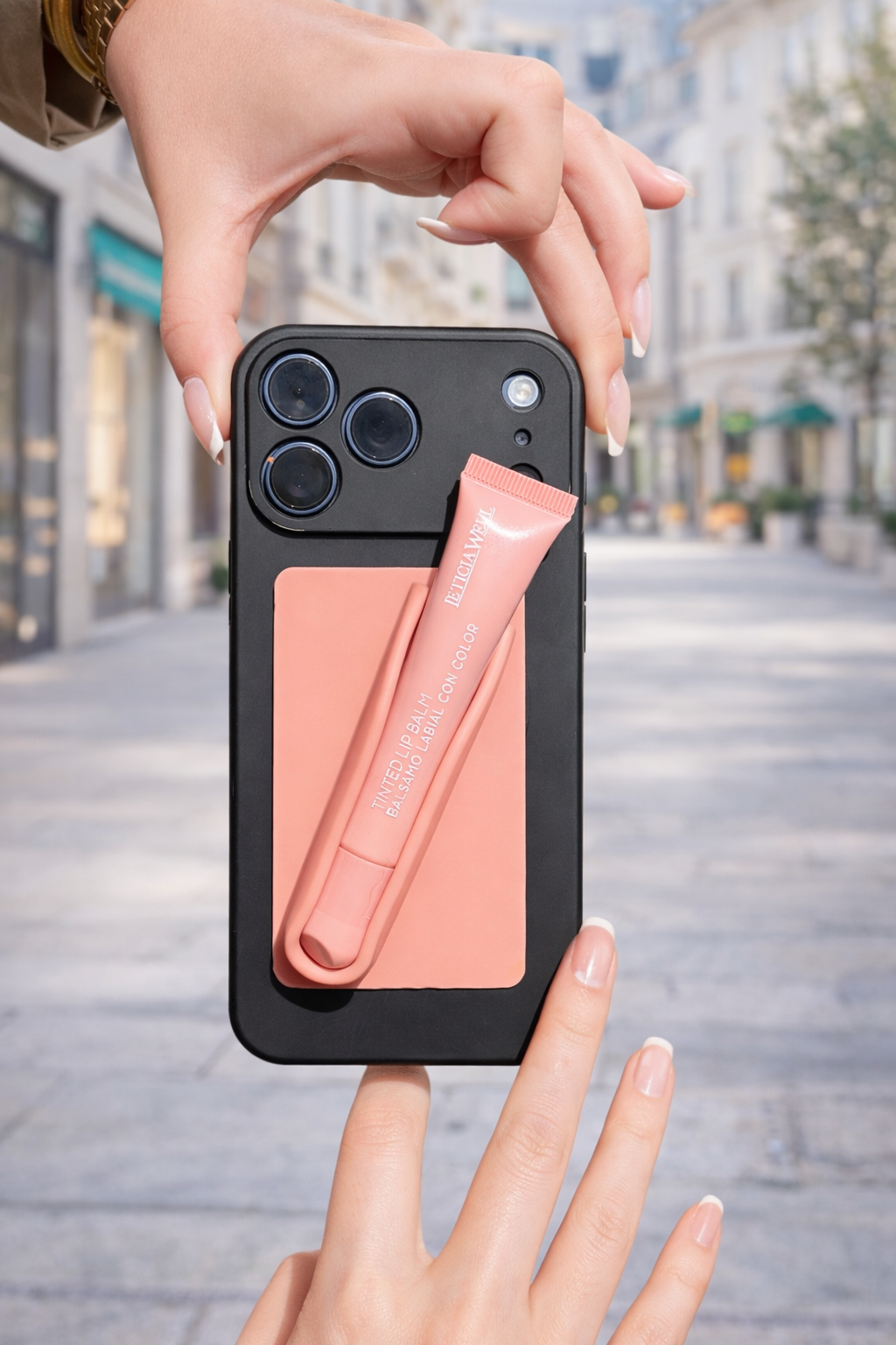 Baume à Lèvres Teinté Hydratant (lot de 2 - rose & marron)