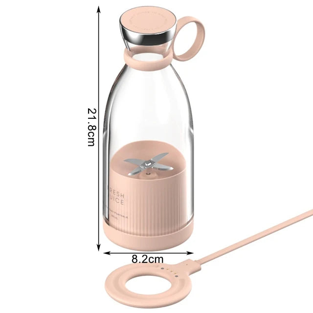 Presse-agrumes Électrique Portatif, Mini Presse-agrumes USB, Extracteur de Jus de Fruits, Milk-shake, Appareil Multifonction, Aliments