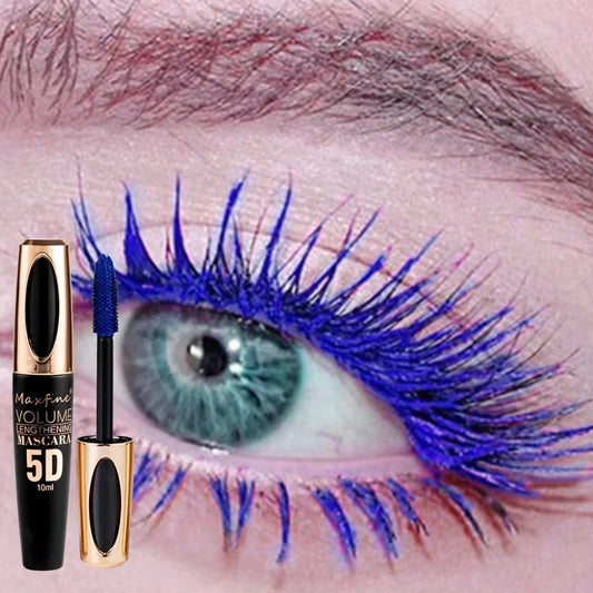 Mascara  , cils sans bavure, extension ,  bleu, rouge, violet, noir,blanc